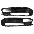 1 Pair Left Right Side Fog Light Grille Cover Trim No 51117358789 For Bmw G11 G12 2016 2017 Black 