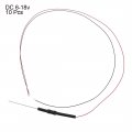 Uxcell 10pcs Prewired 0603 Red Surface Mounted Devices Led Light Emitting Diode Dc 6-18v Micro Wired Soldered Mini Lights With