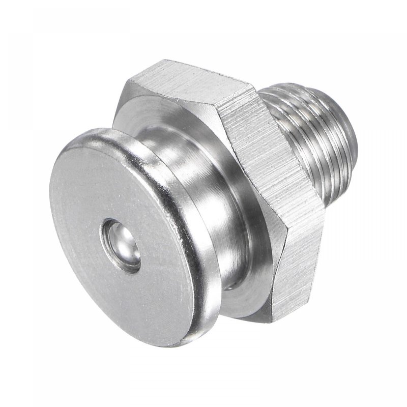 Push Button Grease Oil Cup 1 8-28g Male Thread 304 Stainless Steel Ball Oiler For Lubrication System