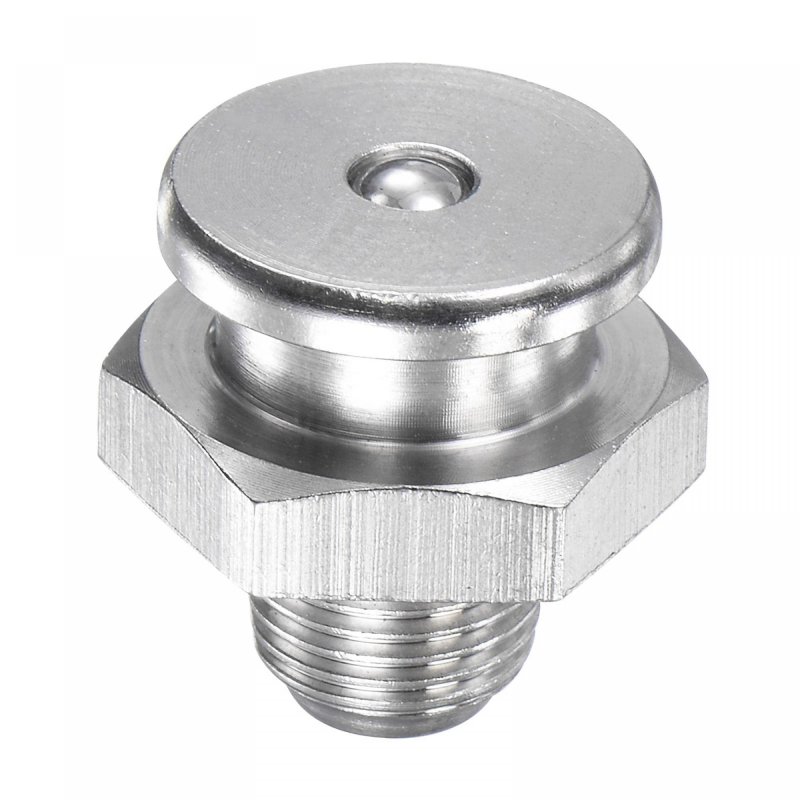 Push Button Grease Oil Cup 1 8-28g Male Thread 304 Stainless Steel Ball Oiler For Lubrication System