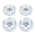 4pcs 3in Garage Door Pulley 200lb Load With Lubrication For Most Doors Fits 5 32 Inch Cable