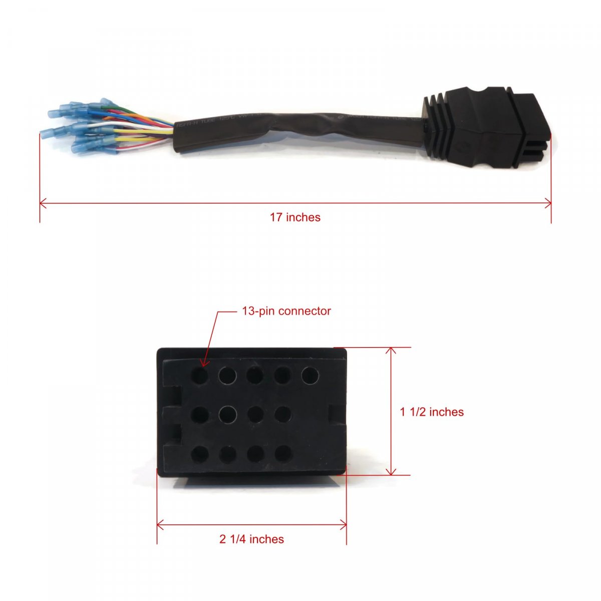 Snow Plow 13 Pin Wiring Harness Repair Kit For Boss Hd Straight