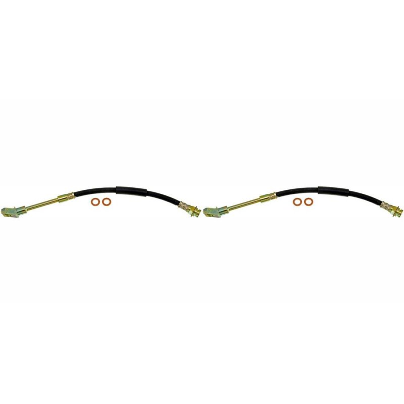 A-partrix 2x Rear Brake Hose Line Hydraulic Fits Chevrolet Corvette 1984 1985 1986 1987