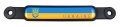 Ukraine Ukrainian Flag Emblem Screw On Car License Plate Decal Badge