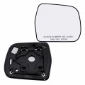 Passenger Side Mirror Replacement Glass With Plastic Back Plate Non-heated Compatible 2001-2007 Toyota Highlander