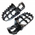 Httmt- 1988-1994 Cr125r Cr500r Cr250r Gray Motocross Mx Dirt Bike Foot Pegs Compatible With Vv