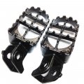 Httmt- 1988-1994 Cr125r Cr500r Cr250r Gray Motocross Mx Dirt Bike Foot Pegs Compatible With Vv