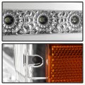 Acanii For 2003-2006 Chevy Silverado 1500 2500 3500 Led Bumper Parking Lights Signal Lamps Left Right Chrome Housing