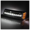 Acanii For 2003-2006 Chevy Silverado 1500 2500 3500 Led Bumper Parking Lights Signal Lamps Left Right Chrome Housing