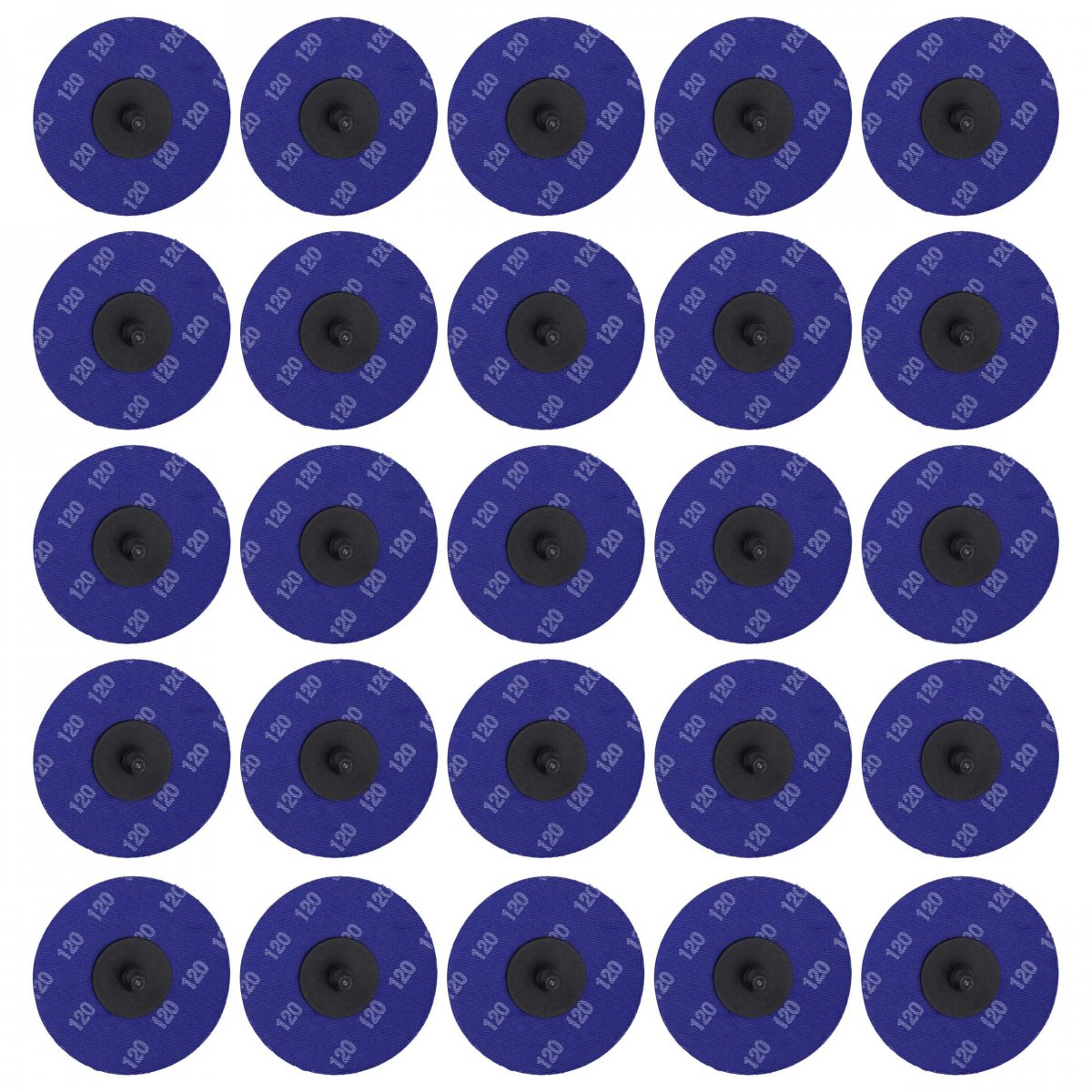 Abn Aluminum Oxide Sanding Discs 25-pack 3in 120 Grit Metal Wheels For Surface Prep And Finishing Work
