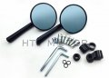 Httmt Cnc Aluminum Universal Side Rear Round Rearview Mirrors Motorcycle Street Bike