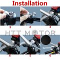 Httmt Cnc Aluminum Universal Side Rear Round Rearview Mirrors Motorcycle Street Bike