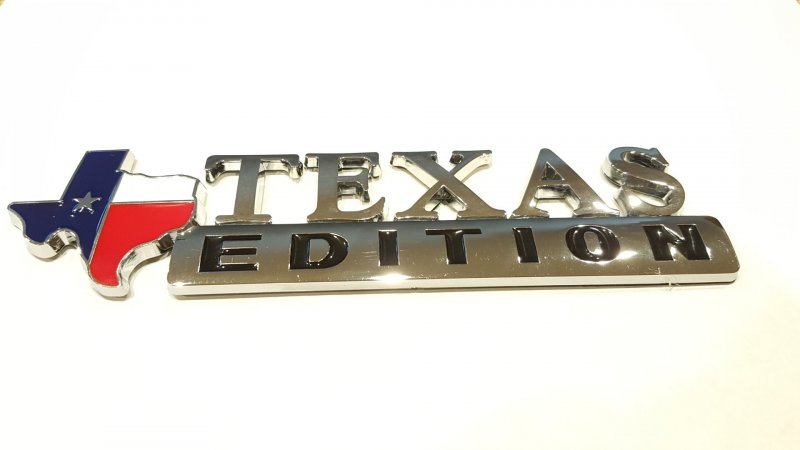 Muzzys Texas Flag Edition Emblem Fender Tailgate Door Badge Stick On Universal