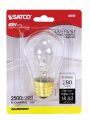 Satco S3720 130v Medium Base 40-watt A15 Light Bulb Clear