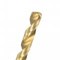 Uxcell High Speed Steel Straight Shank Twist Drill Bit Fully Ground Titanium Coated 2 5mm Diameter 57mm Total Length 25mm 6 Pcs