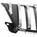 Fo1200468 Factory Style Front Bumper Grill Grille Assembly Compatible With Mercury Mariner 2005-2007 Chrome Black