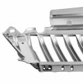 Fo1200468 Factory Style Front Bumper Grill Grille Assembly Compatible With Mercury Mariner 2005-2007 Chrome Black