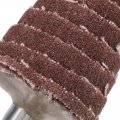 Uxcell 25mm Cone Shape Abrasive Flap Wheel 1 4 Shank For Deburring Sanding Polishing 120 Grit 5 Pcs