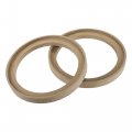 Uxcell 4 Pcs Universal 6 5 Inch Speaker Subwoofer Mounting Spacer Rings Solid Wood Beige