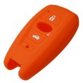 Orange Silicone Key Fob Cover Case Protector For Subaru Brz Legacy Outback Ascent Crosstrek Forester Wrx Sti 