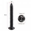 Uxcell Hex Socket Self Tapping Screws M4 X 30mm Carbon Steel Wood Screw 50pcs
