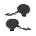 Rear Bumper Tow Hook Cover Cap Set Black For Porsche Cayenne 2011 2014 Replaces 95850544900g2x 95850545000g2x Po1129100 