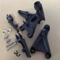 Httmt Mt390-003- Black Front Rider Foot Peg Brackets Fit Compatible With Cbr1000rr 2008 2009 2010 2011