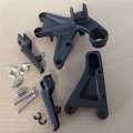 Httmt Mt390-003- Black Front Rider Foot Peg Brackets Fit Compatible With Cbr1000rr 2008 2009 2010 2011