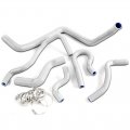 Silicone Radiator Coolant Hose Pipe Kit Clamps For Civic 1 6l Sohc D15 D16 Eg Ek 1992-2000 White