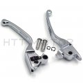 Httmt Mt241-026a- Chromed Brake Clutch Hand Levers Compatible With H-d 2008 2009 2010 2011 2012 2013 Touring And Trike