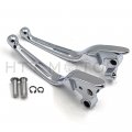 Httmt Mt241-026a- Chromed Brake Clutch Hand Levers Compatible With H-d 2008 2009 2010 2011 2012 2013 Touring And Trike