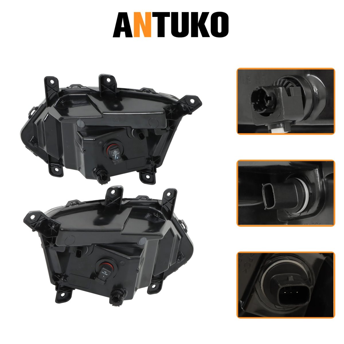 Fog Light Lamp Left Right Side Replacement For Equinox Ltz 2016-2017 Halogen