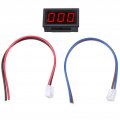 3 Digits Led Digital Ammeter Ampere Meter Current Panel Micro Adjustment Dc 0-1a Adjustable And Resistance Font Backlight Red
