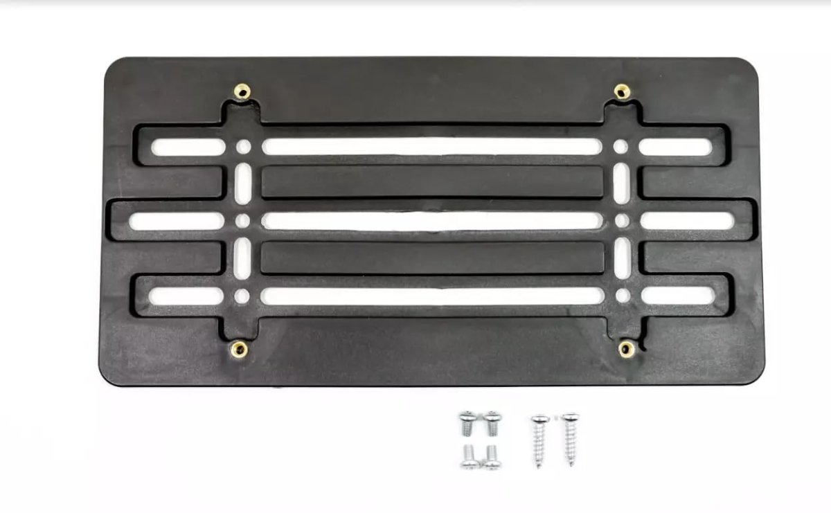 Front Bumper License Plate G Mounting Relocator Adapter Kit Bracket For Polestar All Models A Holder With 2 Screws 4 Bolts