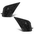 Front Bumper Cover Grilles Vent Insert Left And Right For Lx Nx300 Base F Sport Luxury Nx300h 2018 2019 2020 2021 Gloss Black 