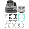 Aintier Cylinder Piston Assembly Fit For Kawasaki Bayou 300 Klb 2x4 1989-2004 Klf300c 4x4 1989-2005 Prairie 300 Gasket Kit