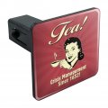 Tea Crisis Management Since 1652 Funny Humor Retro Tow Trailer Hitch Cover Plug Insert