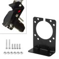 Trailer Plug Bracket 7 Way Metal Mounting Holder For Pin Towing Connector Socket
