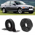 Qiilu Driveshaft Center Carrier Bearing Support 26121226731 26111227410 Fit For E36 E39 318i