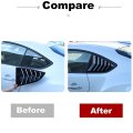 Rear Side Window Louvers Cover Trim Abs 2pcs Compatible With Subaru Brz Zd8 2022 2023 Toyot 86 Gr86 2022 Shark Gills Styling