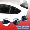 Rear Side Window Louvers Cover Trim Abs 2pcs Compatible With Subaru Brz Zd8 2022 2023 Toyot 86 Gr86 2022 Shark Gills Styling