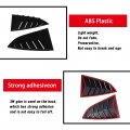 Rear Side Window Louvers Cover Trim Abs 2pcs Compatible With Subaru Brz Zd8 2022 2023 Toyot 86 Gr86 2022 Shark Gills Styling