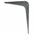 Prime-line Mp11411 Shelf Brackets 5 In X 6 Stamped Steel Gray Enamel Finish 2 Pack
