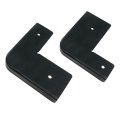 Rv Slide Out Corner Cover Plastic Trim For Campers Trailers Impact Uv Resistant Black 2 Pack 