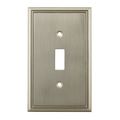 Cosmas 65003-sn Satin Nickel Single Toggle Switch Plate Switchplate Cover 