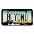 Ipick Image Made For Dodge Charger R T Classic Black Metal License Plate Frame