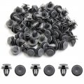 Uxcell 50pcs Gray Plastic Car Rivets Bumper Fender Retainer Clips 10mm For Honda