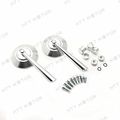Silver Round Cnc Rearview Side Mirrors For Bmw Motorcycles 10mm 8mm B0727wvc51 