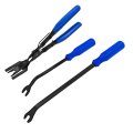 3pcs Clip Pliers Set Auto Trim Removal Tool Kit Car Pry For Door Dashboard Panel Fastener Remover Upholstery Combo Repair With 