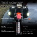 Motorcycle Highway Bar Lights Switchback Led Driving And Amber Turn Signals For 1 25 In Crash Bars Touring Bikes Black 2 Piece